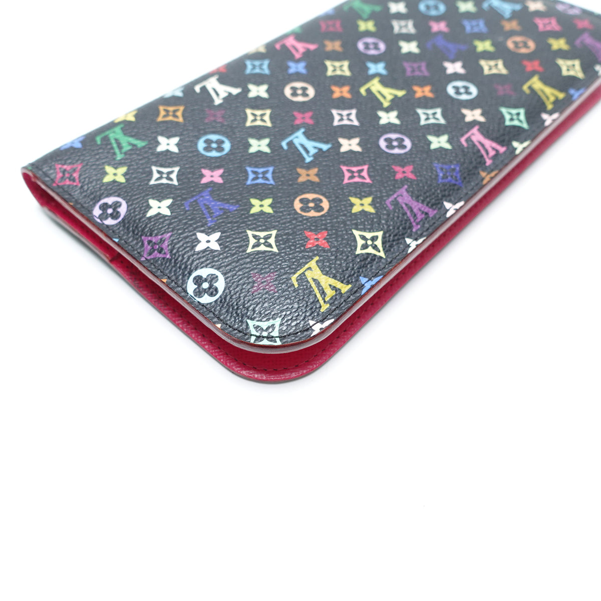 Pre-Owned Louis Vuitton Insolite Black Multicolor Canvas Coated Canvas Wallet T10448944