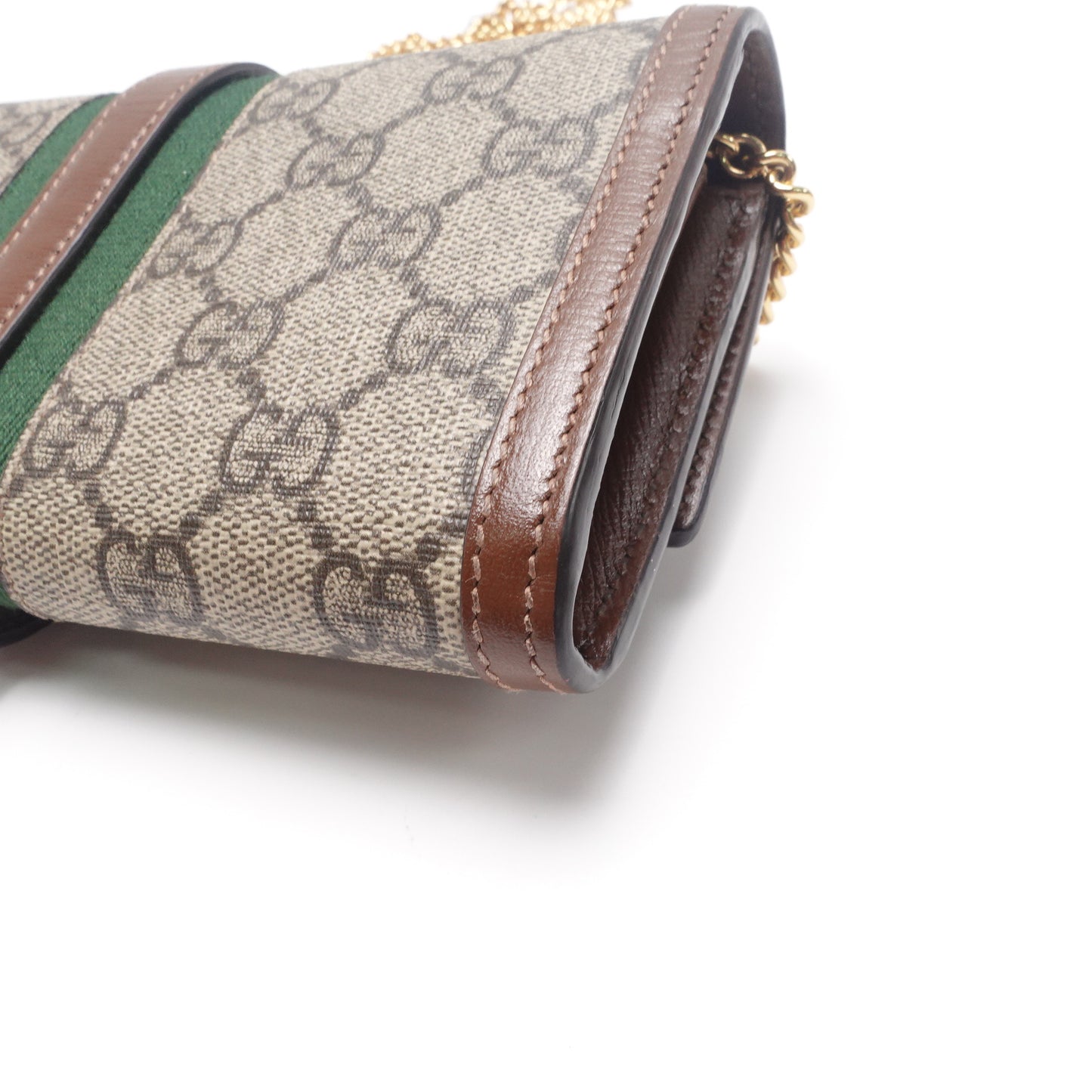 Gucci Jackie 1961 WOC Brown GG Coated Canvas Shoulder Bag T10448502