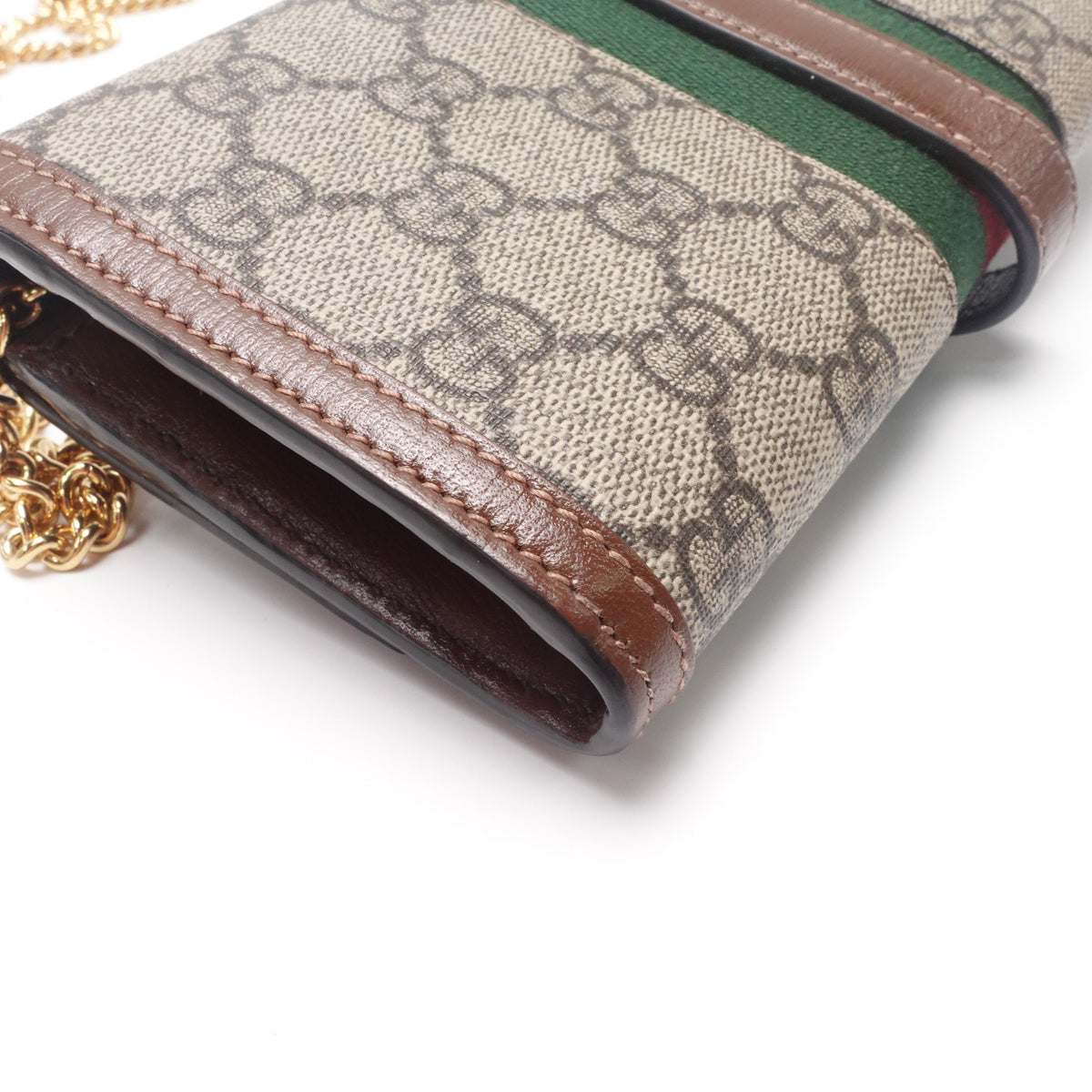 Gucci Jackie 1961 WOC Brown GG Coated Canvas Shoulder Bag T10448502