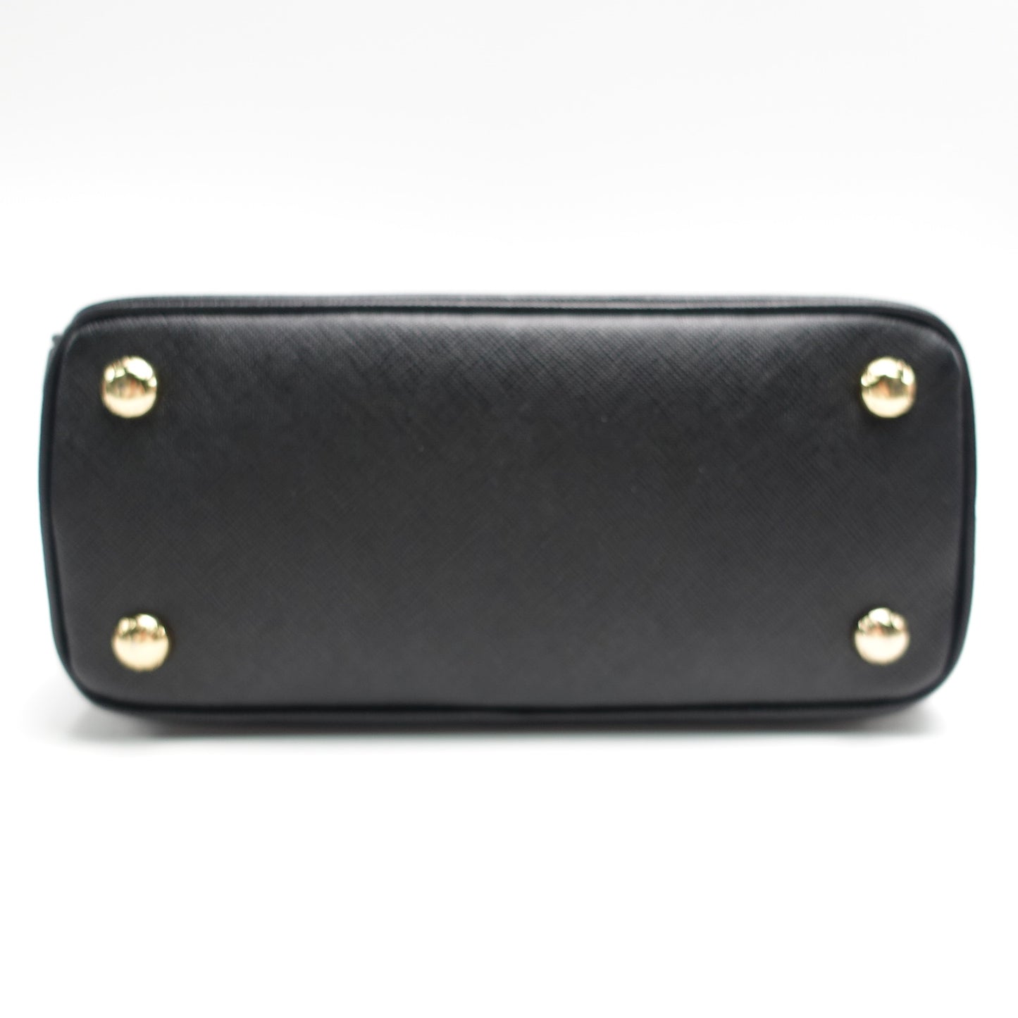 Pre-Owned Prada Galleria Black Calfskin Leather Shoulder Bag T10448325