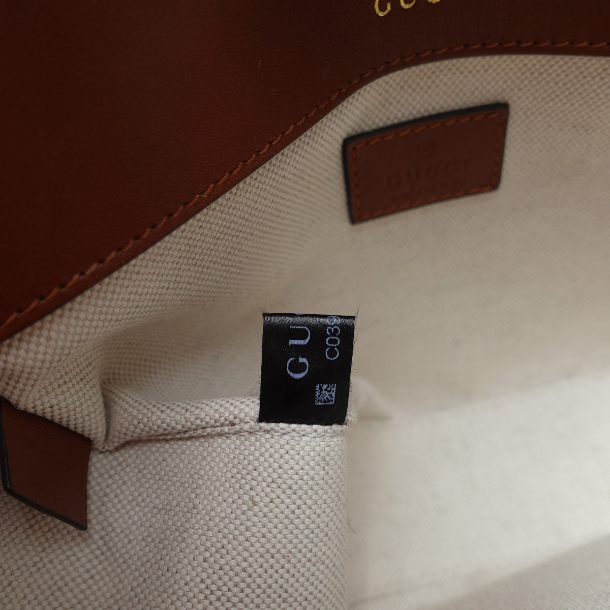 Pre-Owned Gucci Horsebit 1955 Brown Canvas&Crystal Shoulder Bag T10451809