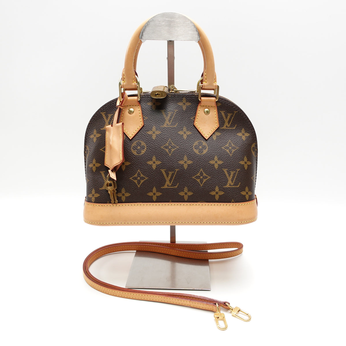 Pre-Owned Louis Vuitton Alma BB Brown Monogram Canvas Shoulder Bag T10452243