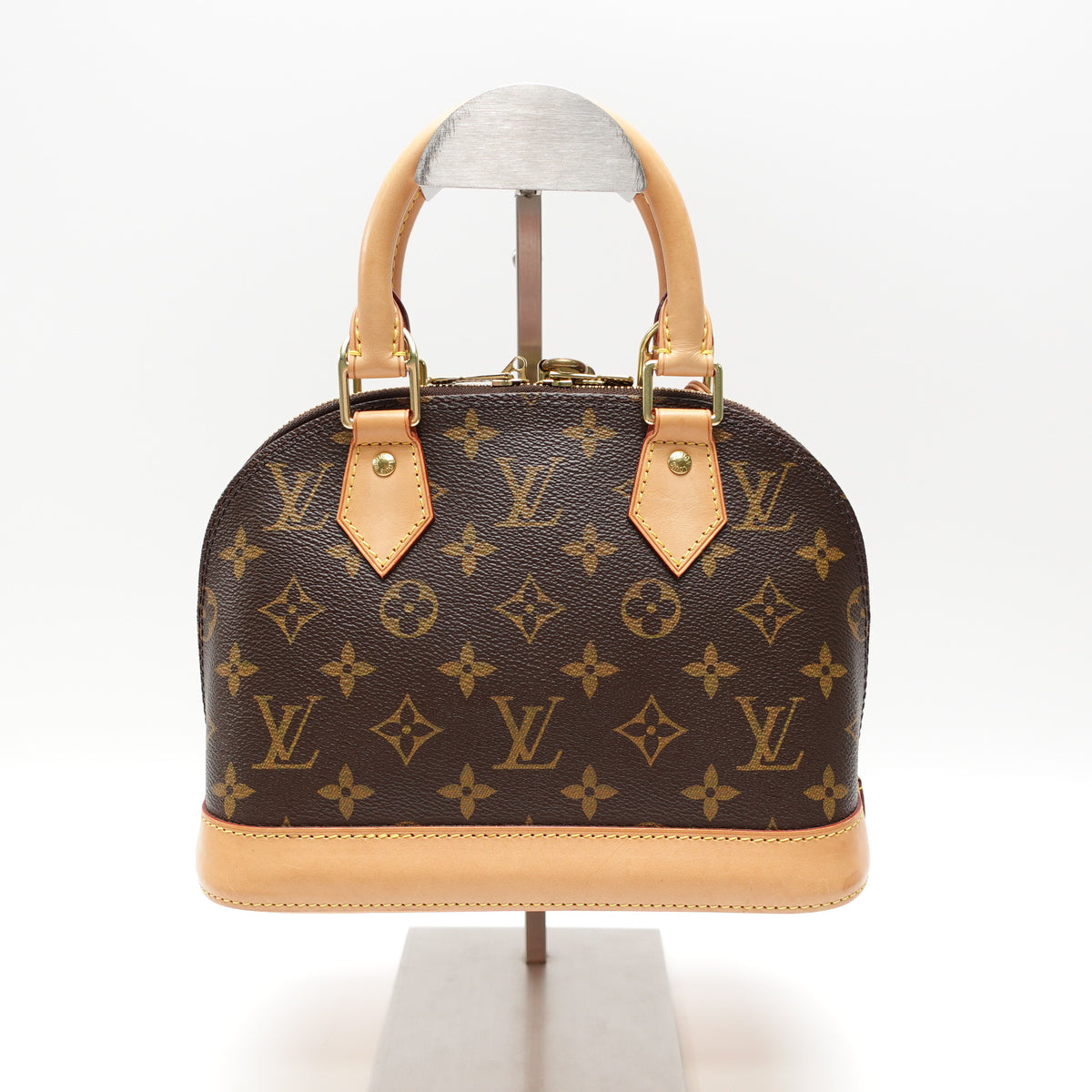 Pre-Owned Louis Vuitton Alma BB Brown Monogram Canvas Shoulder Bag T10452243