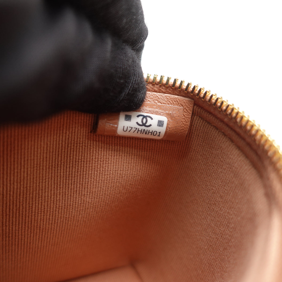 Pre-Owned Chanel Brown Lambskin Leather Shoulder Bag T10453047