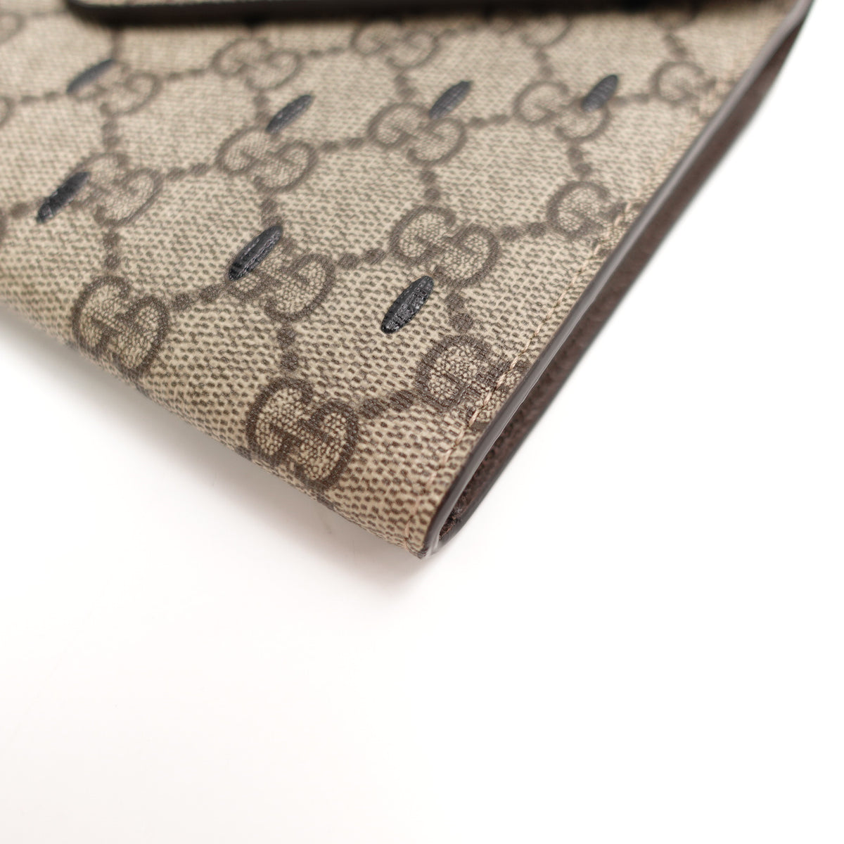 Pre-Owned Gucci WOC Brown GG Coated Canvas Shoulder Bag T10455275