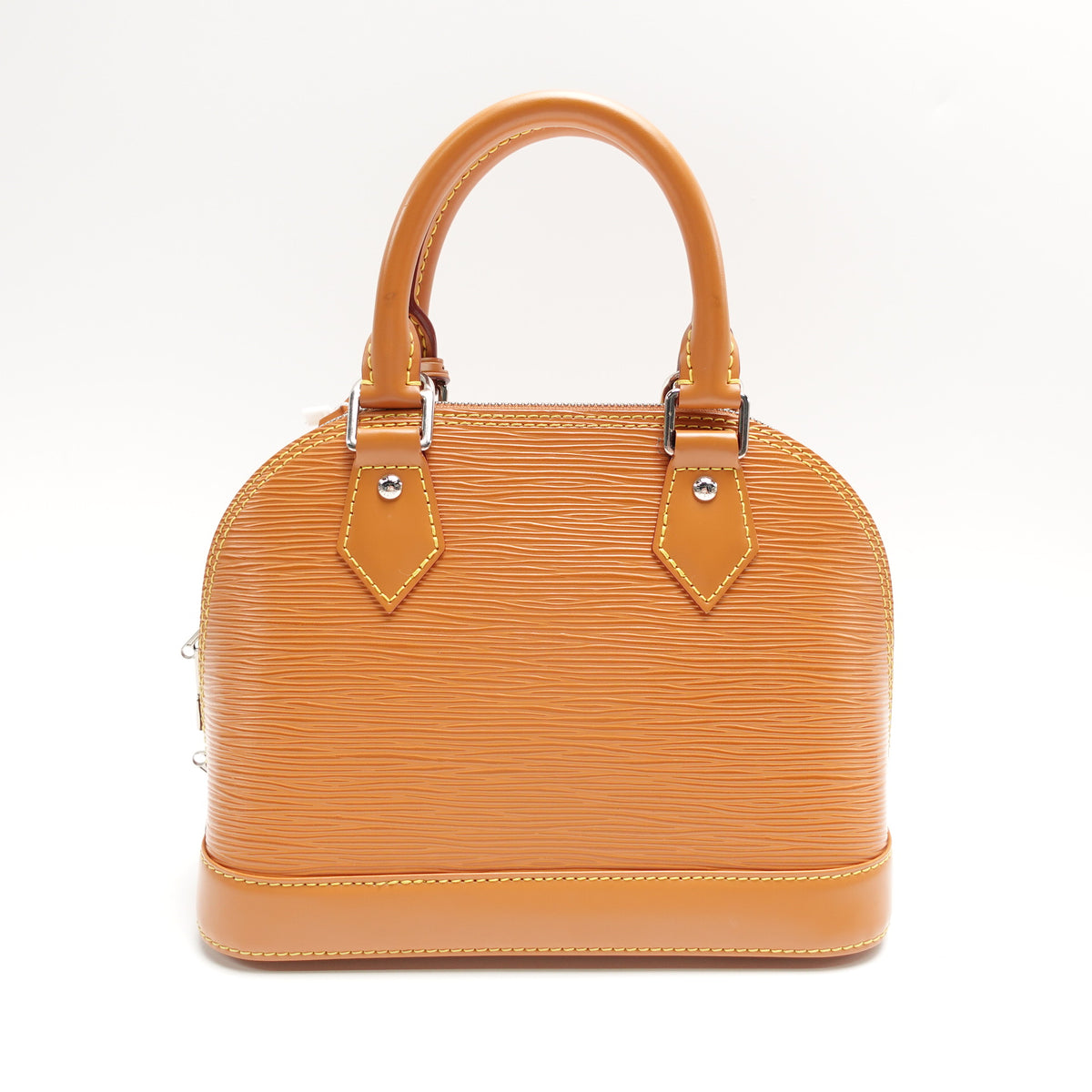Pre-Owned Louis Vuitton Alma BB Orange Epi Leather Shoulder Bag T10458386