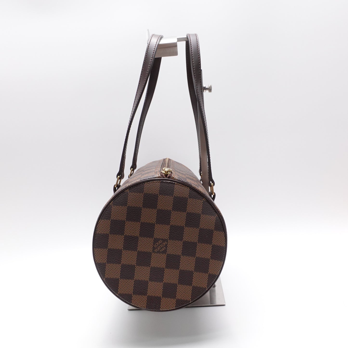 Pre-Owned Louis Vuitton Papillon Brown Damier Ebene Canvas Tote Bag T10457765