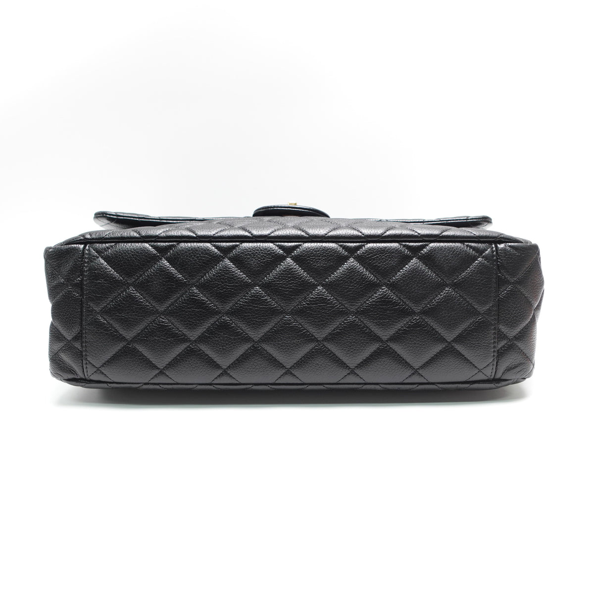 Pre-Owned Chanel Classic Flap Black Calfskin Leather Shoulder Bag T10458439