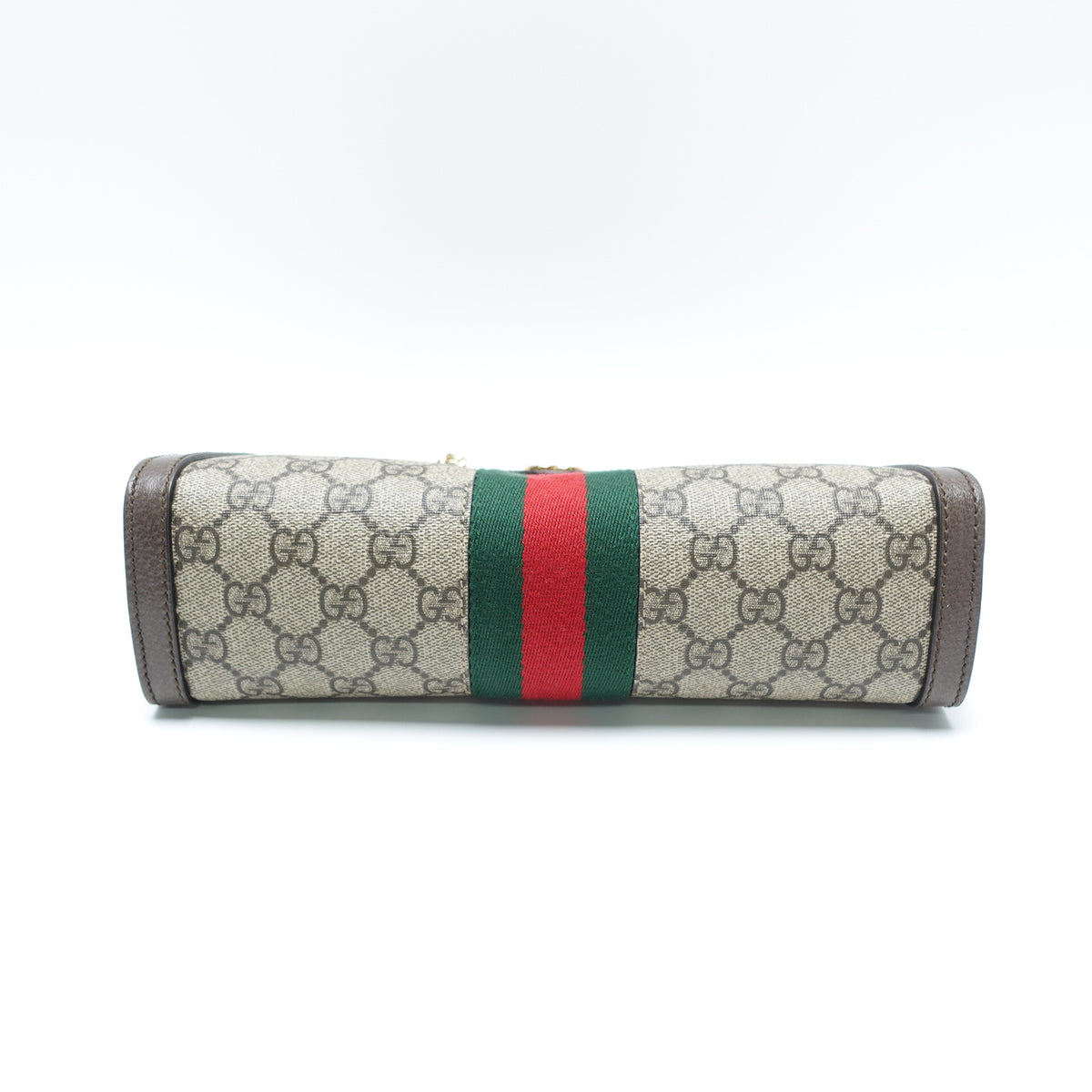 Pre-Owned Gucci Ophidia Beige Canvas Shoulder Bag T10460342