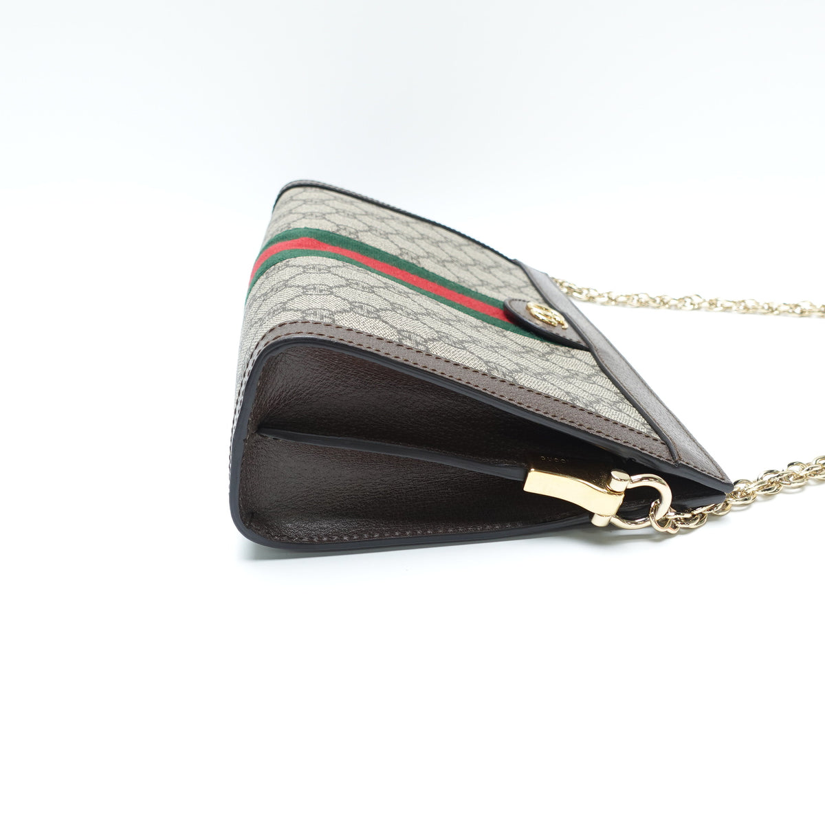 Pre-Owned Gucci Ophidia Beige Canvas Shoulder Bag T10460342