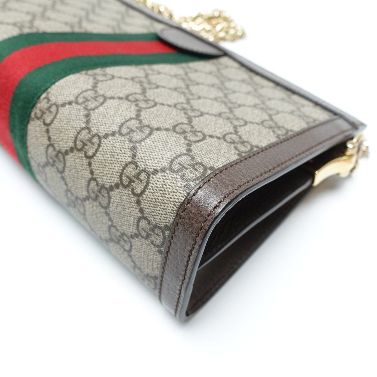 Pre-Owned Gucci Ophidia Beige Canvas Shoulder Bag T10460342