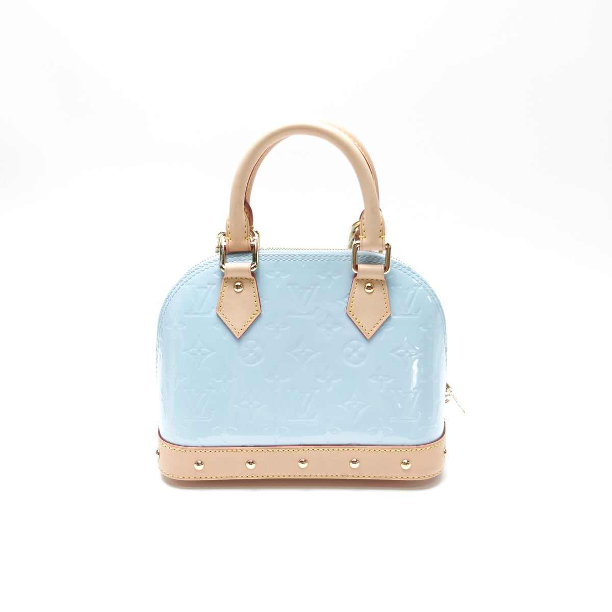 Pre-Owned Louis Vuitton Alma BB  Blue Vernis Shoulder Bag T10461974