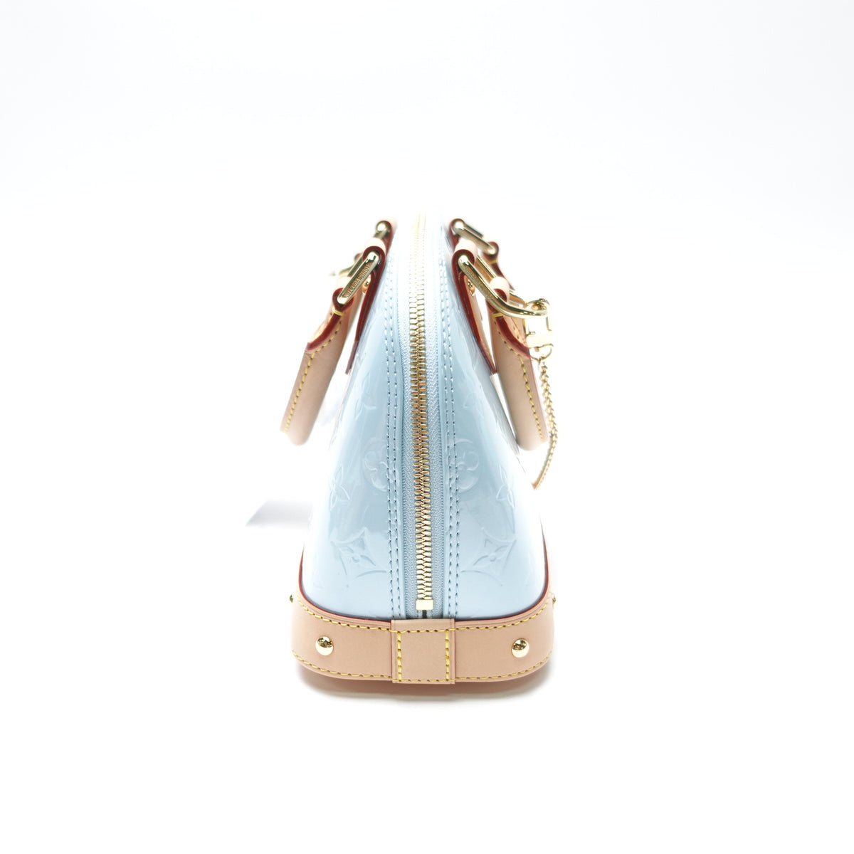 Pre-Owned Louis Vuitton Alma BB  Blue Vernis Shoulder Bag T10461974