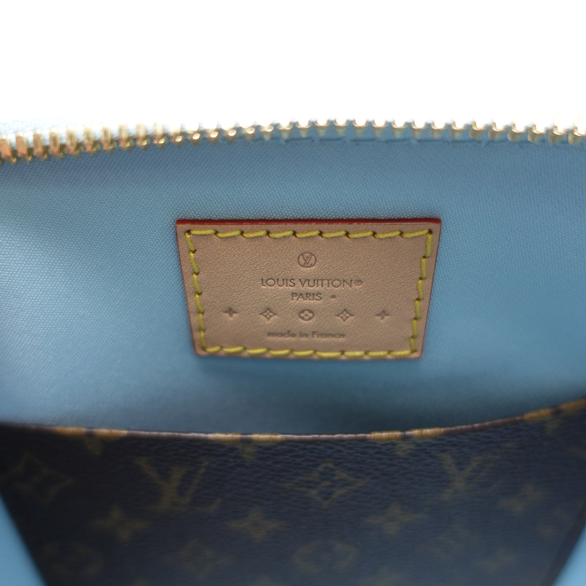 Pre-Owned Louis Vuitton Alma BB  Blue Vernis Shoulder Bag T10461974