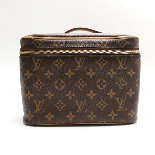 Pre-Owned Louis Vuitton Nice BB Brown Monogram Canvas Tote Bag T10462169