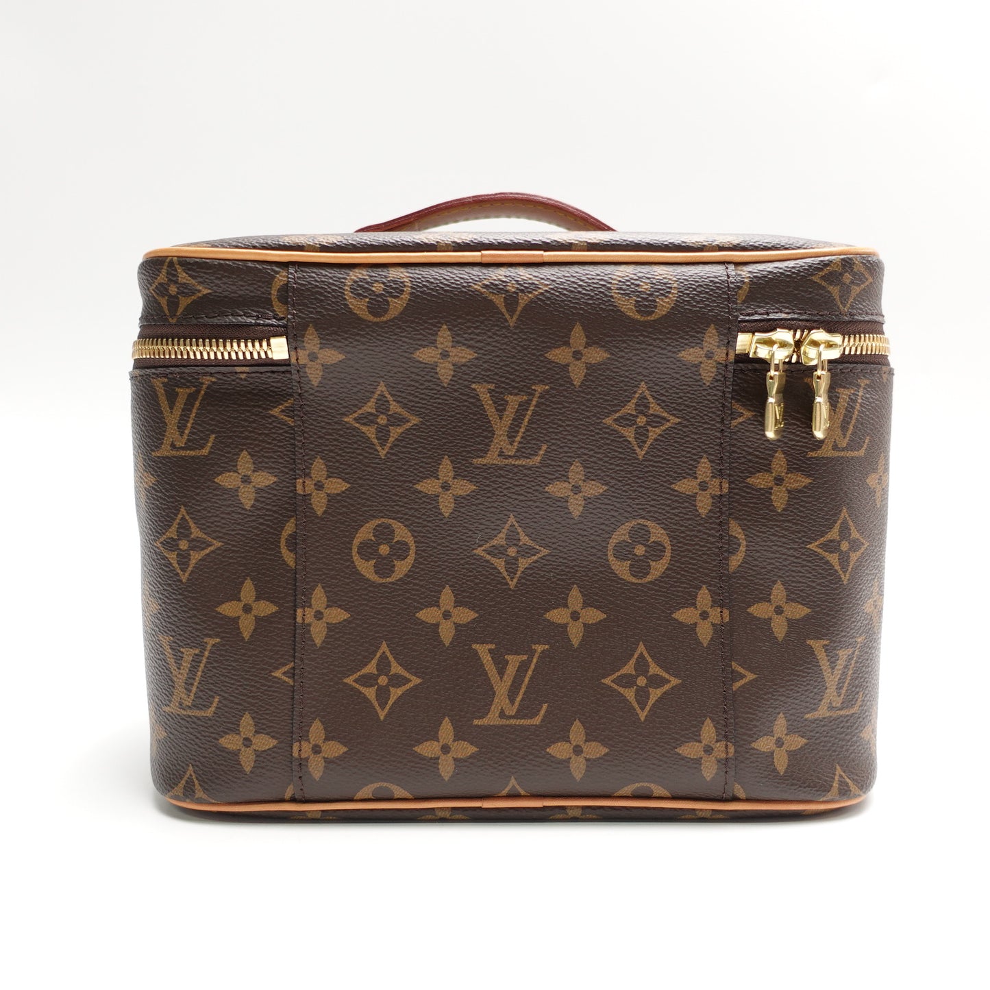 Pre-Owned Louis Vuitton Nice BB Brown Monogram Canvas Tote Bag T10462169