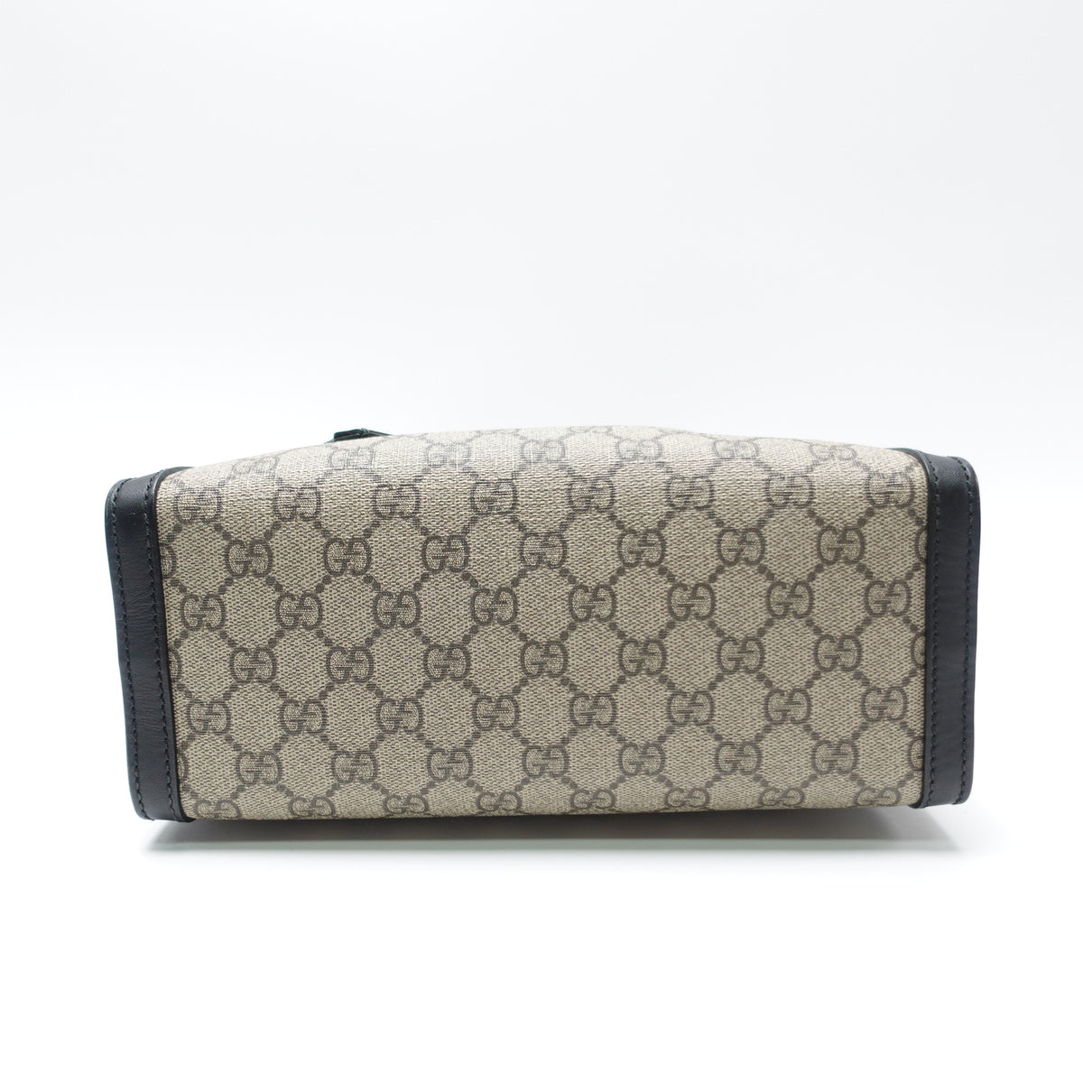 Pre-Owned Gucci Padlock Black&Beige Canvas Shoulder Bag T10460383
