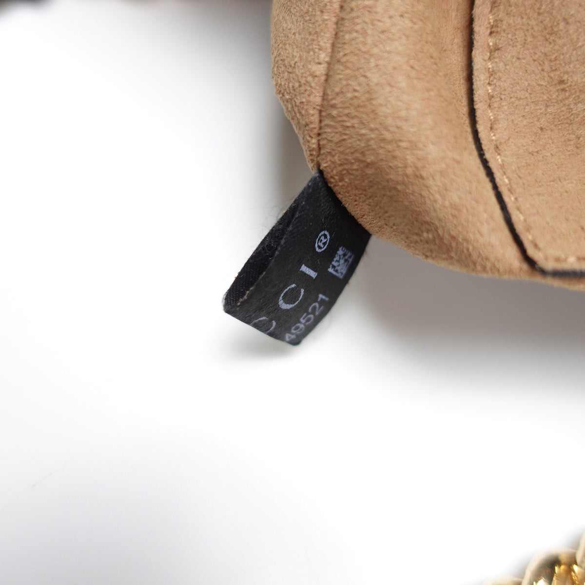 Pre-Owned Gucci Padlock Black&Beige Canvas Shoulder Bag T10460383