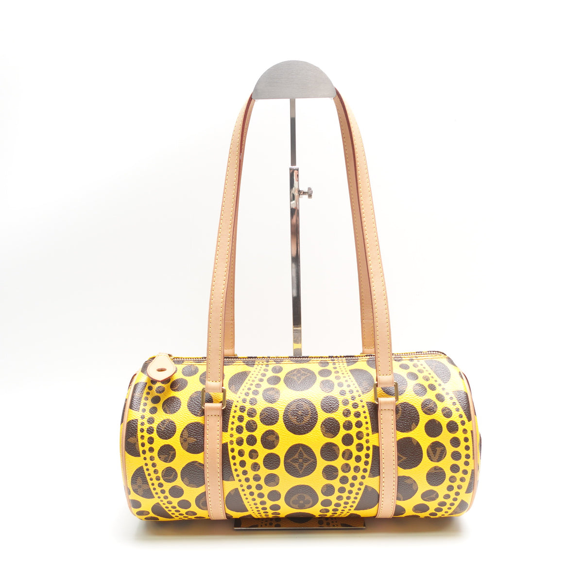 Pre-Owned Louis Vuitton Papillon Yellow Coated Canvas Tote Bag T10462460