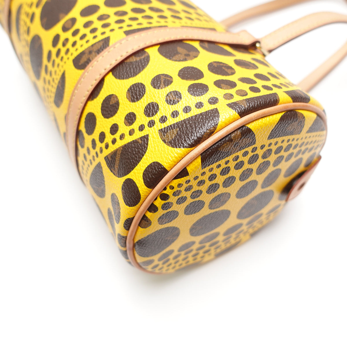 Pre-Owned Louis Vuitton Papillon Yellow Coated Canvas Tote Bag T10462460