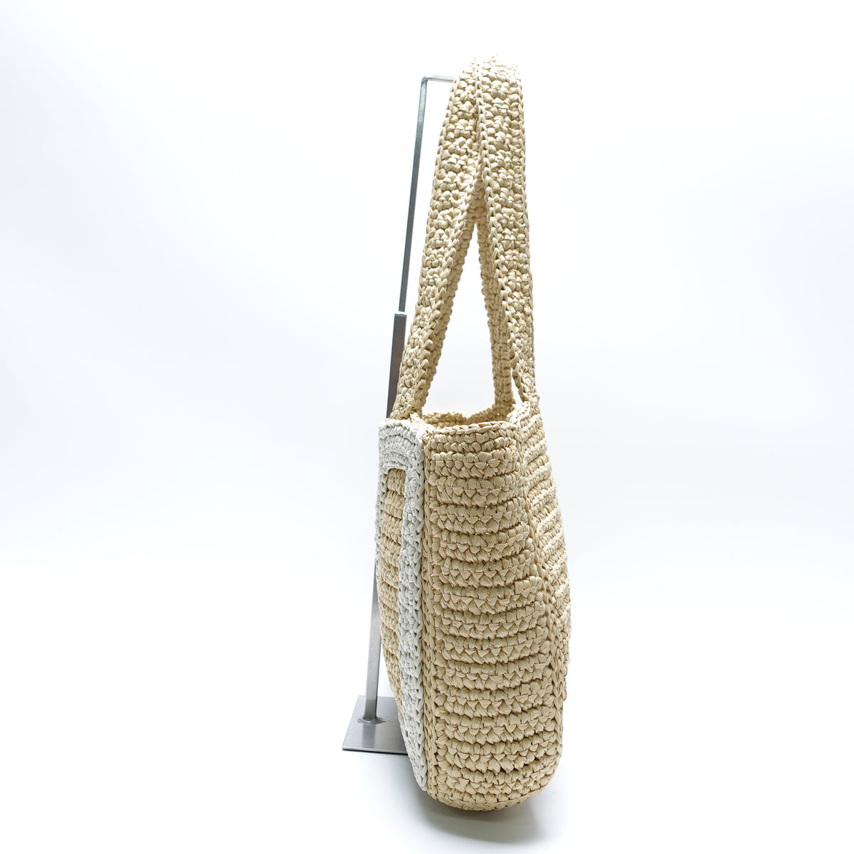 Pre-Owned  Valentino Viva Superstar Yellow Raffia Shoulder Bag T10462699