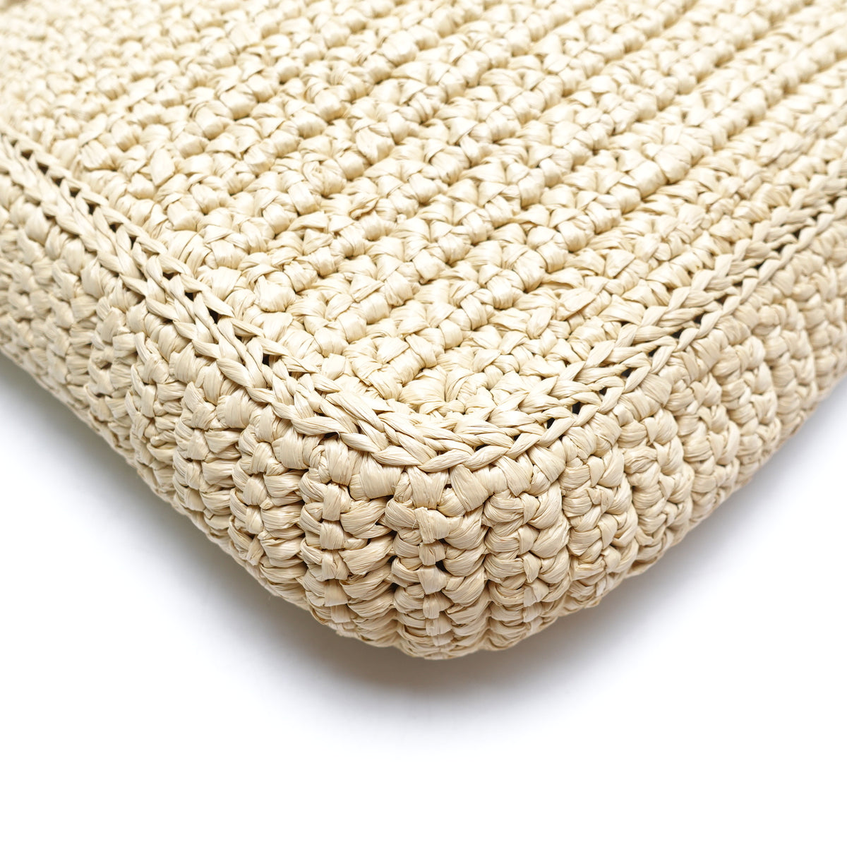 Pre-Owned  Valentino Viva Superstar Yellow Raffia Shoulder Bag T10462699
