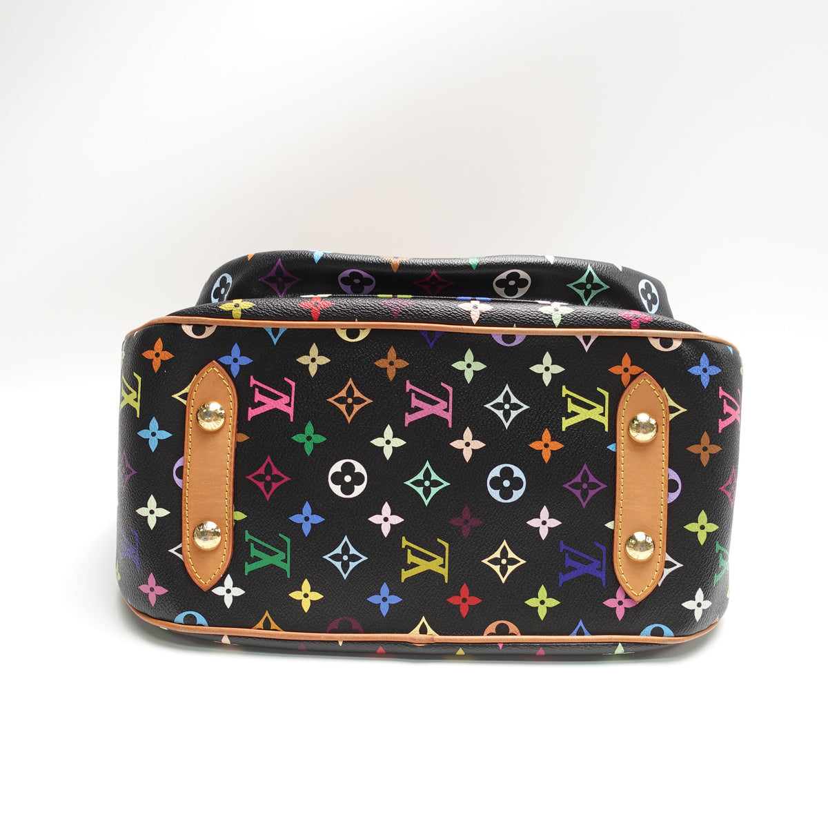Pre-Owned Louis Vuitton Rita Black Multicolor Coated Canvas Tote Bag T10462809