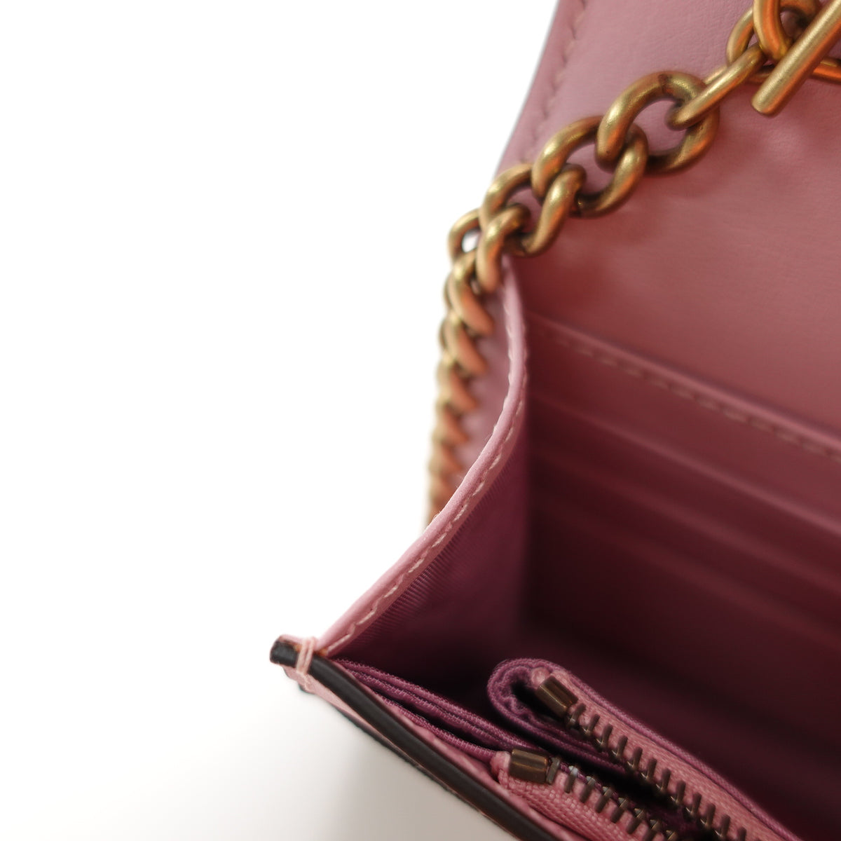 Pre-Owned Gucci WOC Red&Beige Coated Canvas Shoulder Bag T10462678