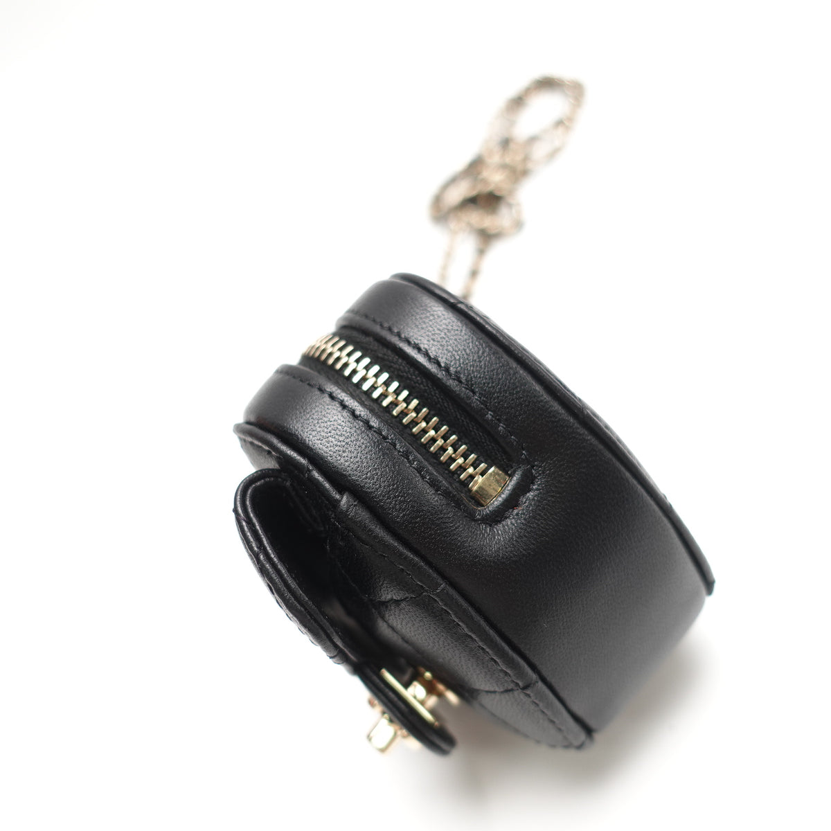 Pre-Owned Chanel Black Lambskin Leather Coin Purse T10463031