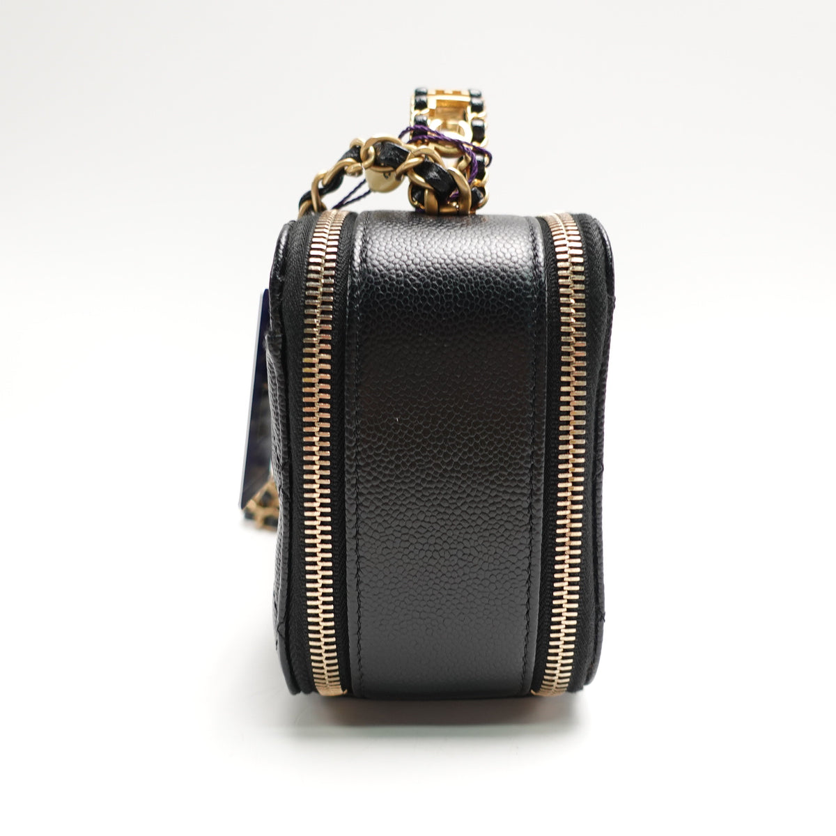 Pre-Owned Chanel Black Caviar Shoulder Bag T10463907