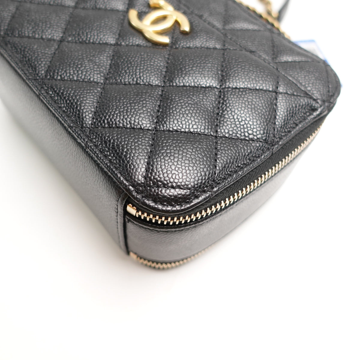 Pre-Owned Chanel Black Caviar Shoulder Bag T10463907