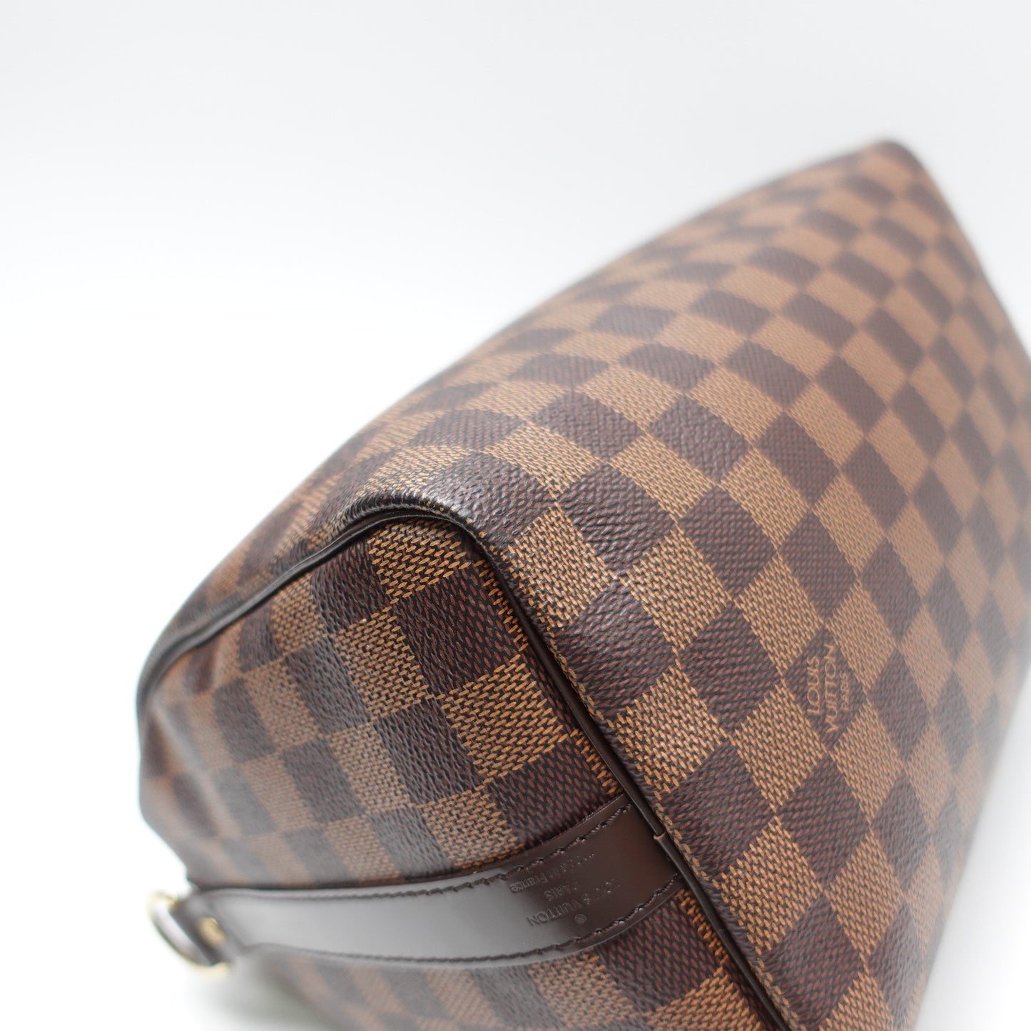 Pre-Owned Louis Vuitton Speedy 25 Bandouliere Brown Damier Ebene Canvas Shoulder Bag T10463816