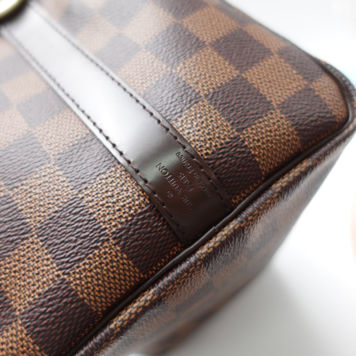 Pre-Owned Louis Vuitton Speedy 25 Bandouliere Brown Damier Ebene Canvas Shoulder Bag T10463816
