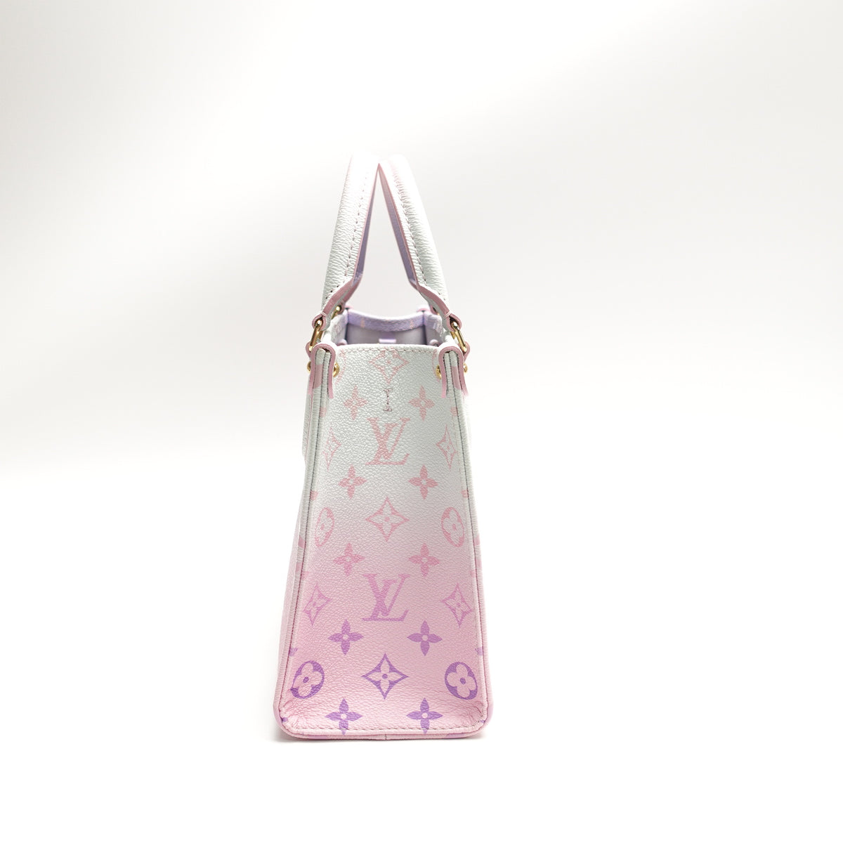 Pre-Owned Louis Vuitton Onthego PM Pink Canvas Shoulder Bag T10464661