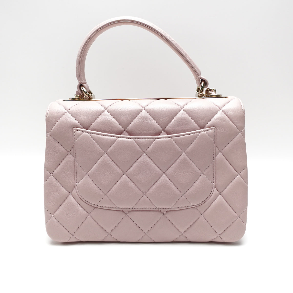 Chanel Tendy CC Pink Lambskin Leather Shoulder Bag T10465523