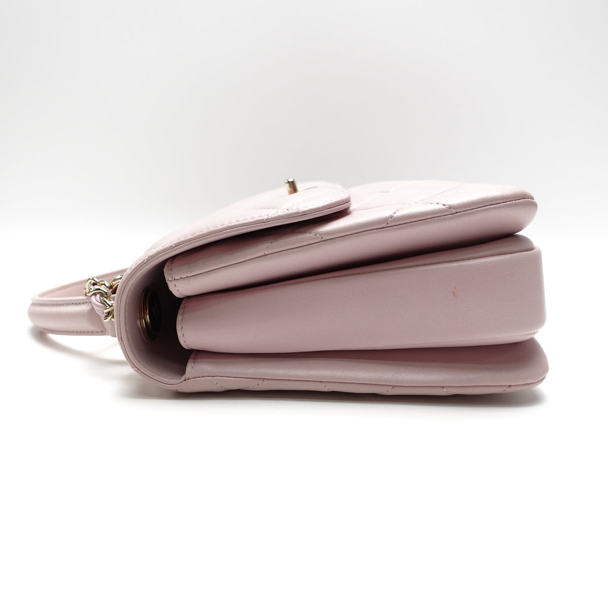 Chanel Tendy CC Pink Lambskin Leather Shoulder Bag T10465523
