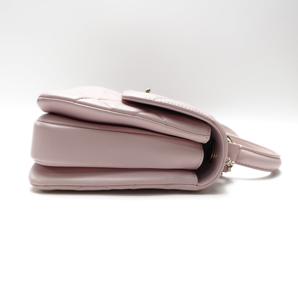 Chanel Tendy CC Pink Lambskin Leather Shoulder Bag T10465523