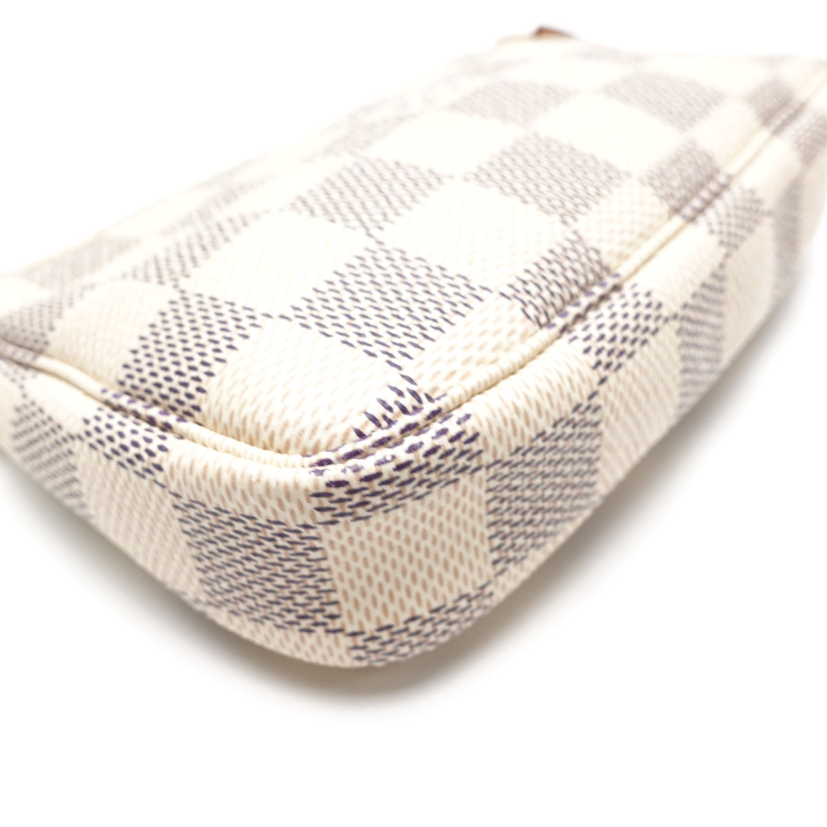 【DEAL】Pre-Owned Louis Vuitton Pochette Accessories Damier Azur Coated Canvas Clutch T10465389