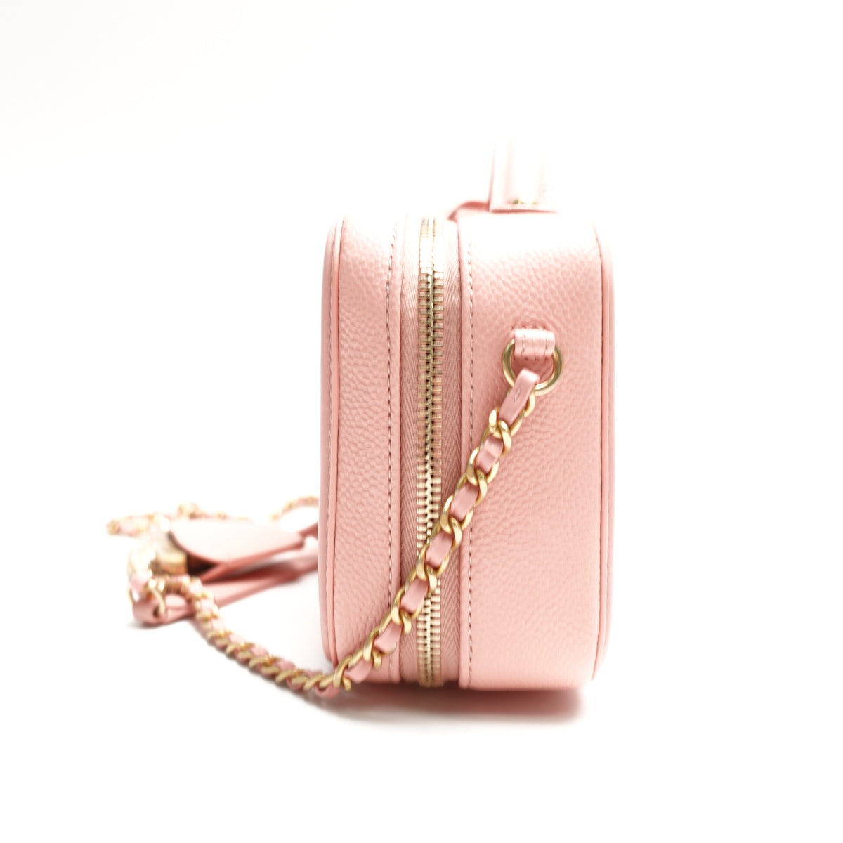 Pre-Owned Chanel Vanity Case Pink Caviar Shoulder Bag T10465764
