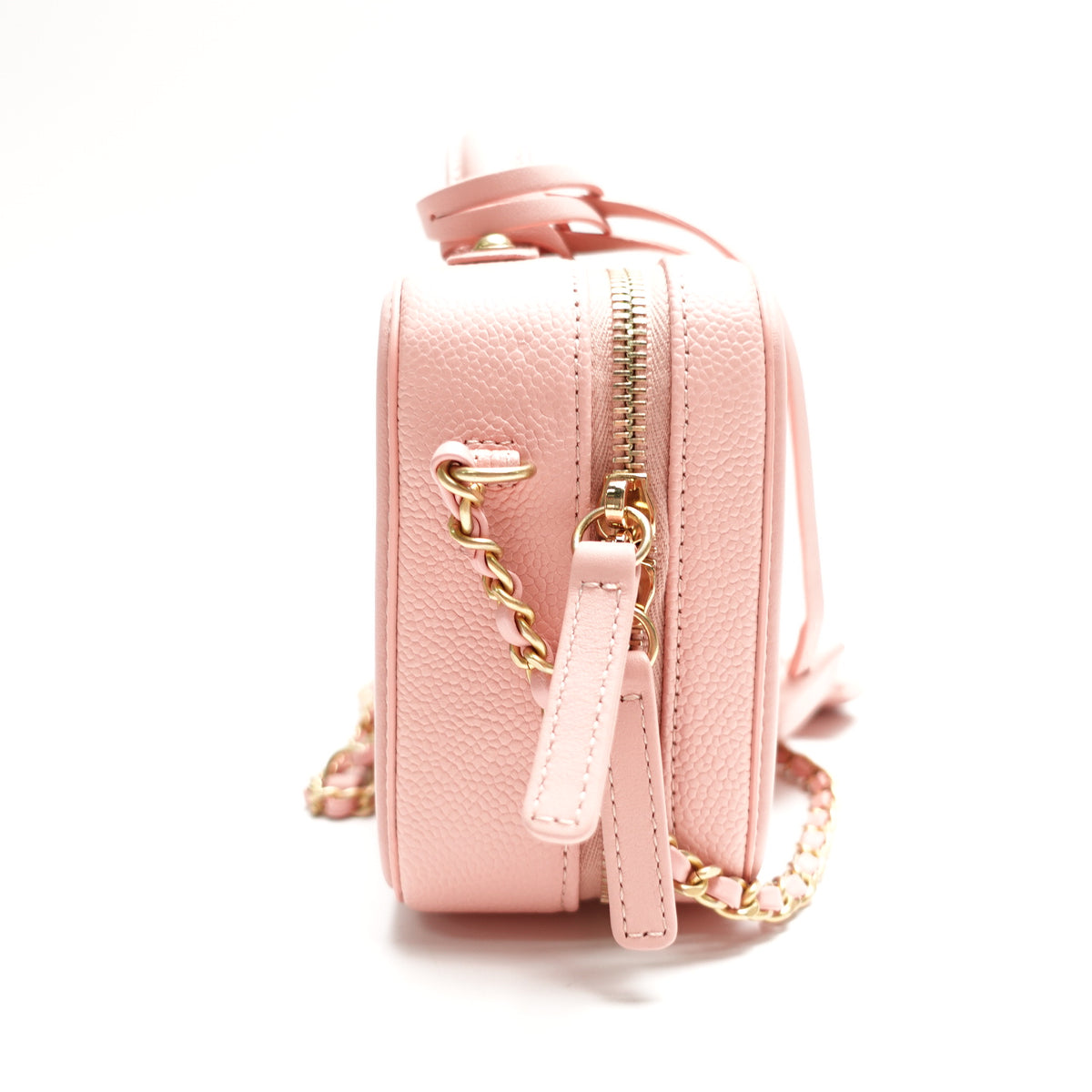 Pre-Owned Chanel Vanity Case Pink Caviar Shoulder Bag T10465764