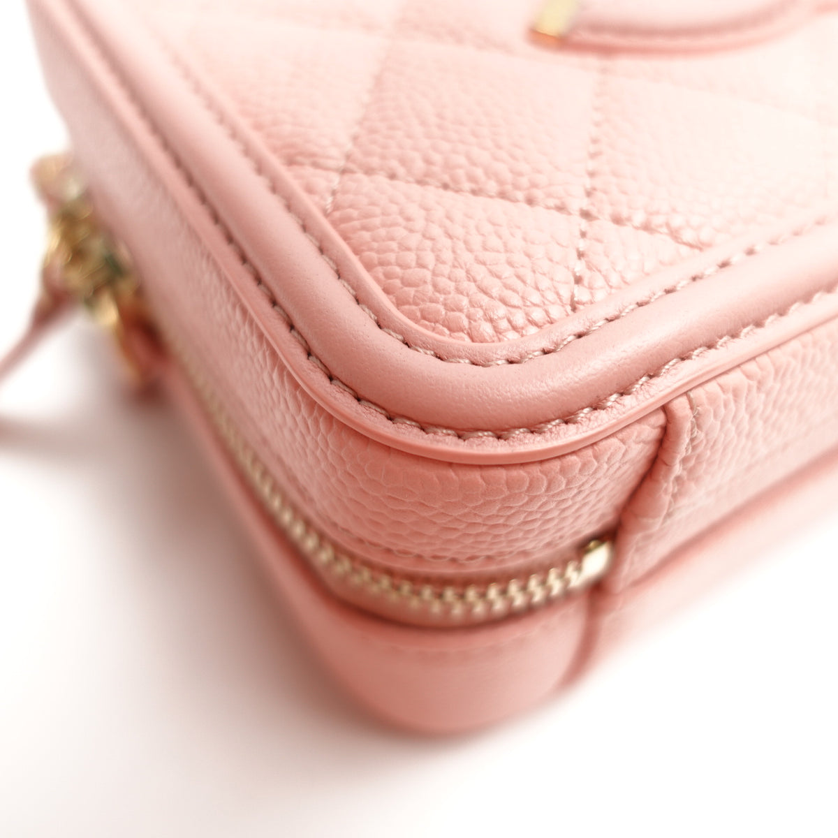 Pre-Owned Chanel Vanity Case Pink Caviar Shoulder Bag T10465764