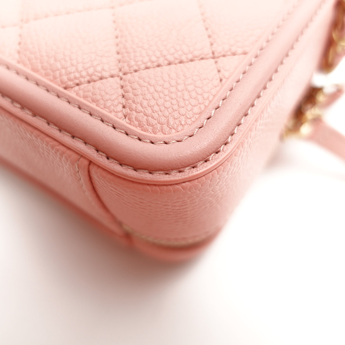 Pre-Owned Chanel Vanity Case Pink Caviar Shoulder Bag T10465764