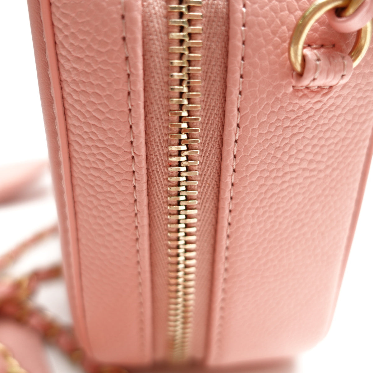 Pre-Owned Chanel Vanity Case Pink Caviar Shoulder Bag T10465764