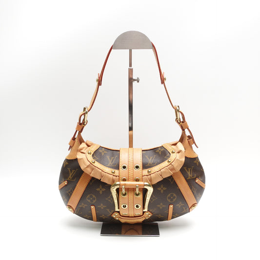 Pre-Owned Louis Vuitton Leonor Brown Coated Canvas Shoulder Bag T10465220