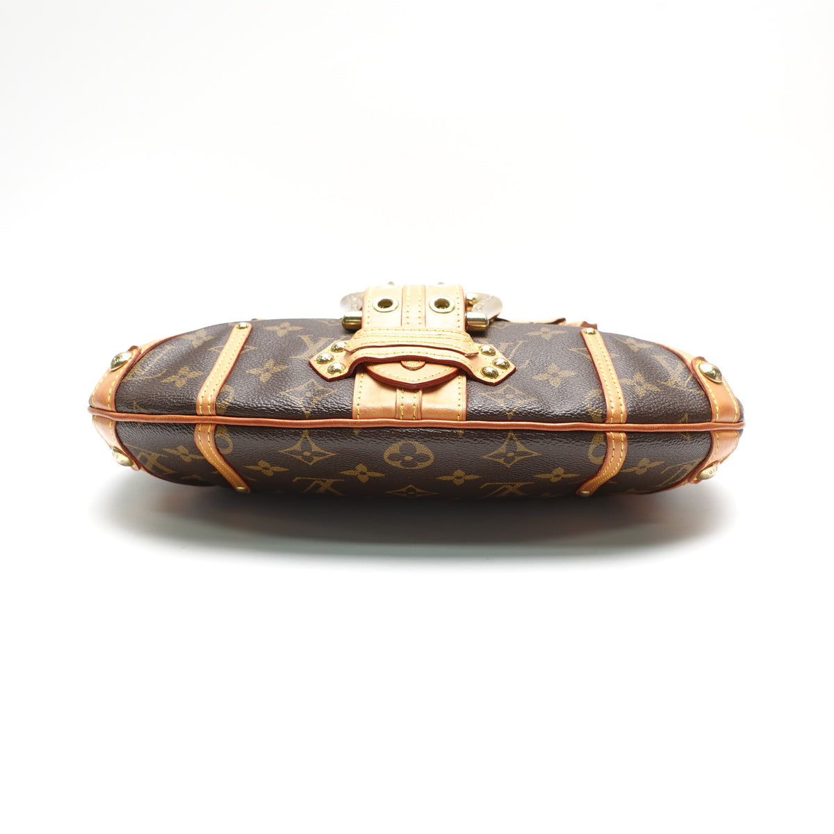 Pre-Owned Louis Vuitton Leonor Brown Coated Canvas Shoulder Bag T10465220