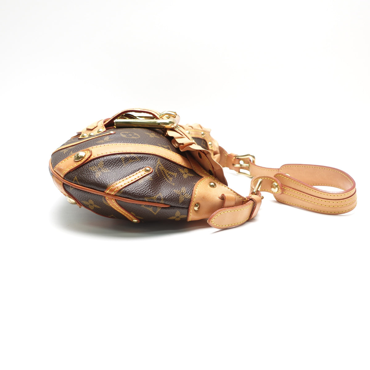 Pre-Owned Louis Vuitton Leonor Brown Coated Canvas Shoulder Bag T10465220