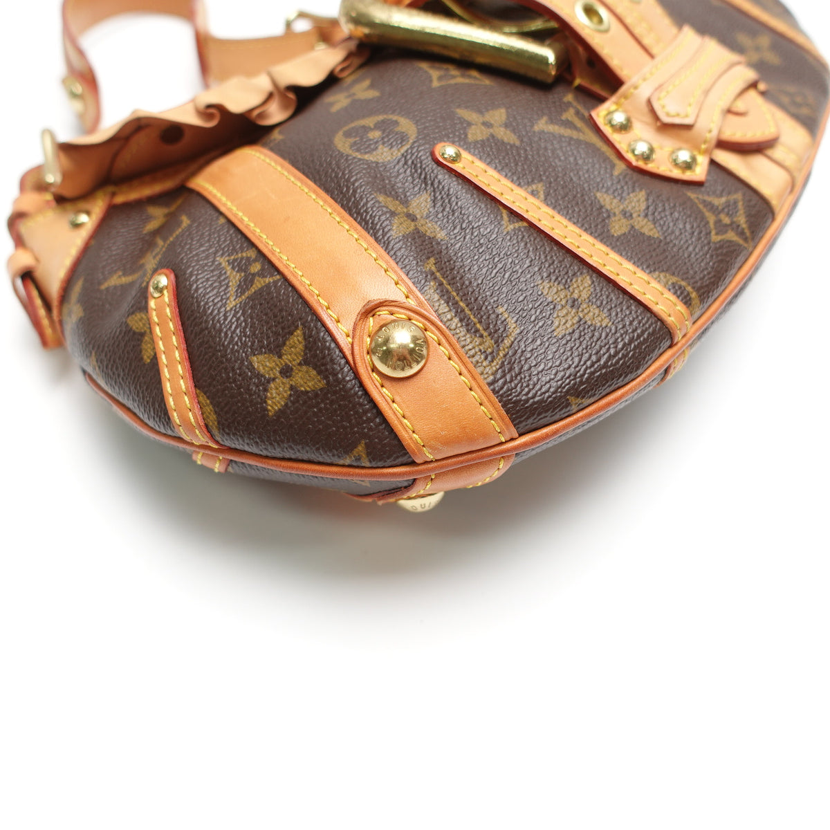 Pre-Owned Louis Vuitton Leonor Brown Coated Canvas Shoulder Bag T10465220