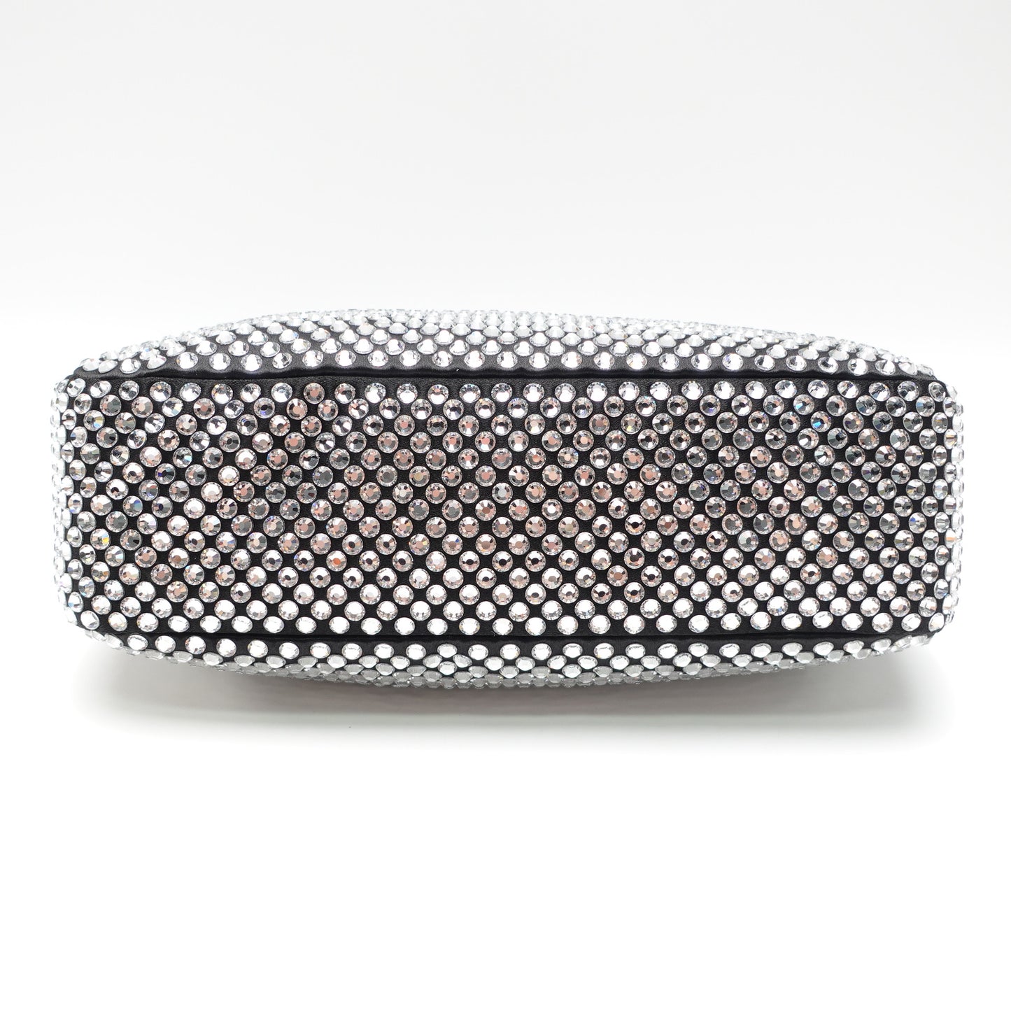 Pre-owned Prada Re-edition Silver Crystal Shoulder Bag