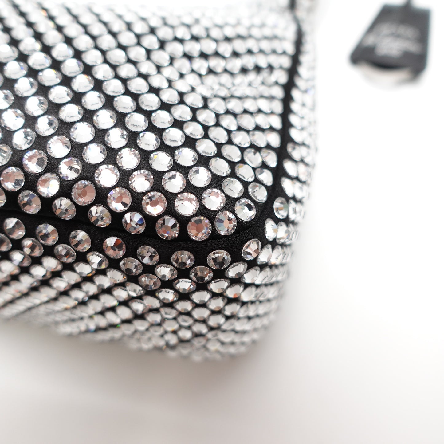 Pre-owned Prada Re-edition Silver Crystal Shoulder Bag