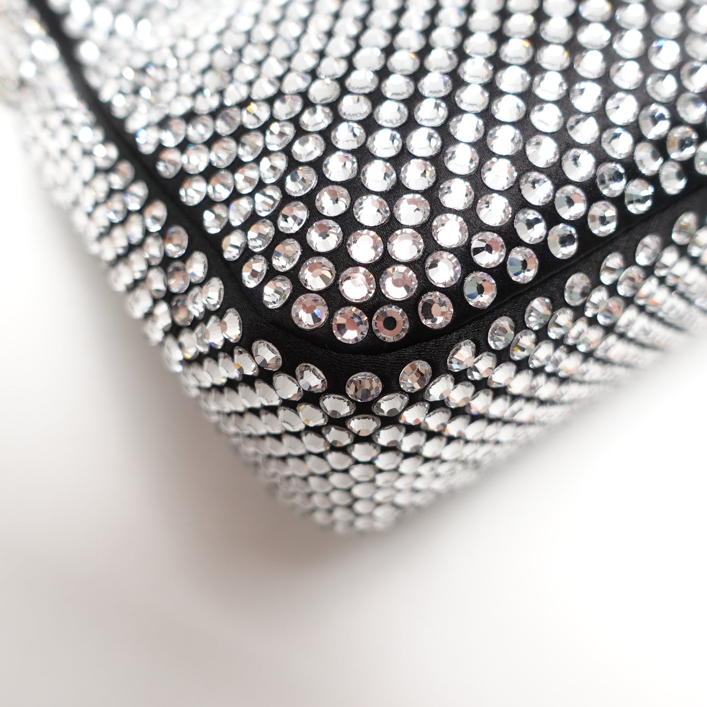 Pre-owned Prada Re-edition Silver Crystal Shoulder Bag